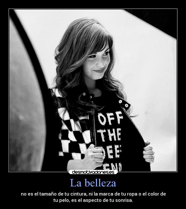 La belleza -
