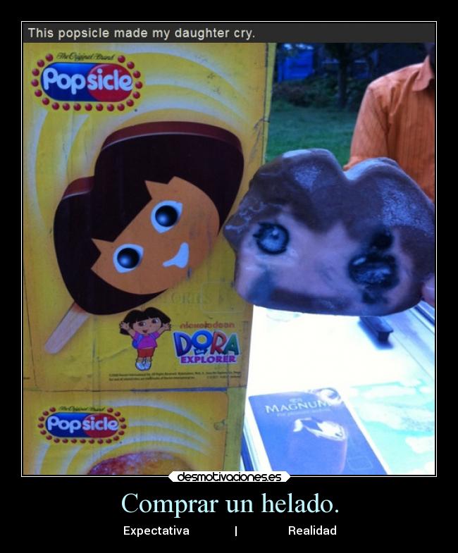 Comprar un helado. - 
