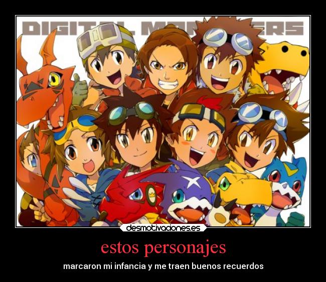 estos personajes - 