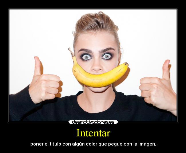 Intentar - poner el titulo con algún color que pegue con la imagen.