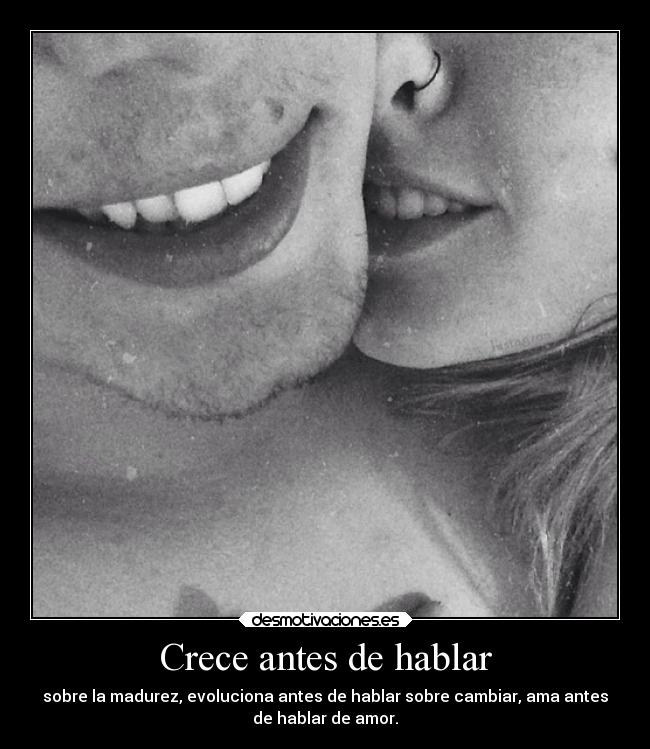 Crece antes de hablar - 