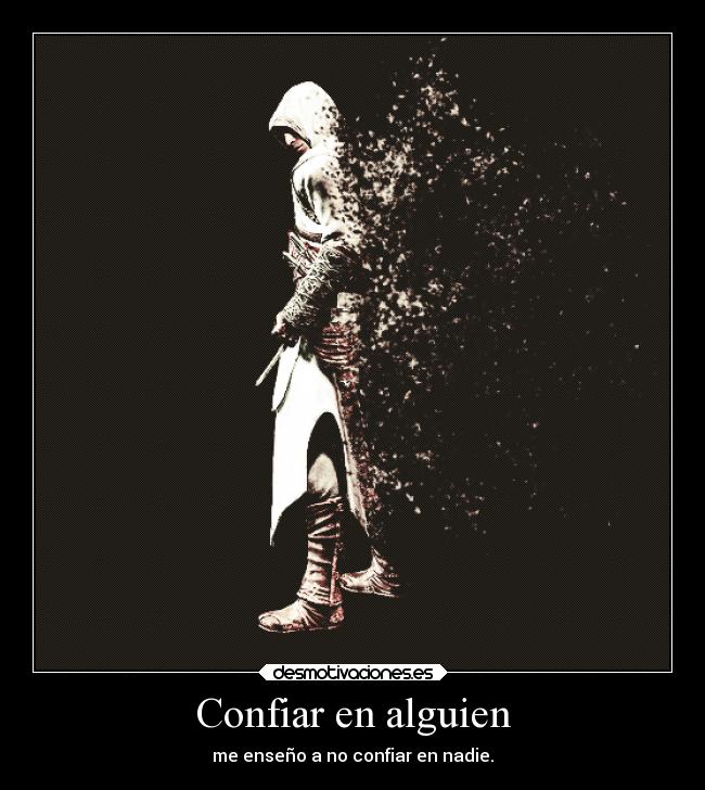 Confiar en alguien -