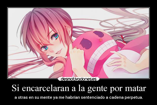 carteles anime manga mirai nikki gasai yuno desmotivaciones