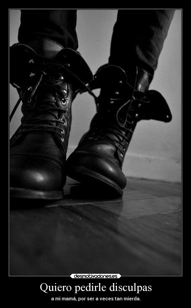 Quiero pedirle disculpas -