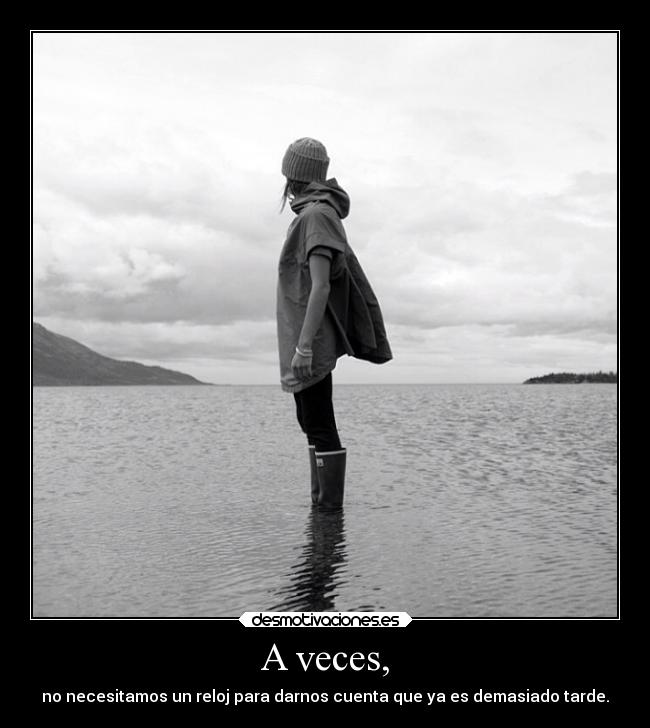 A veces, - 