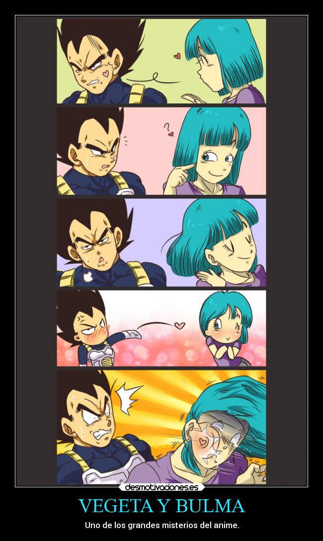 VEGETA Y BULMA - Uno de los grandes misterios del anime.