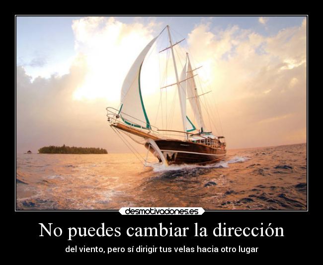 No puedes cambiar la dirección -