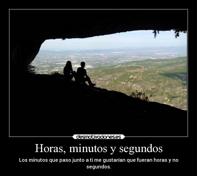 Horas, minutos y segundos -