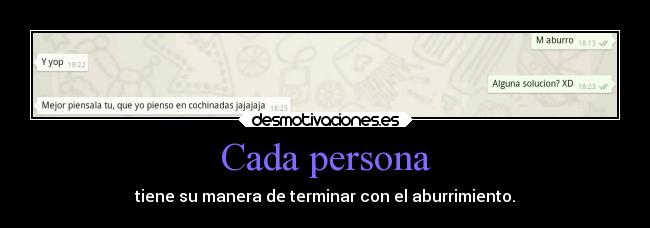 Cada persona -