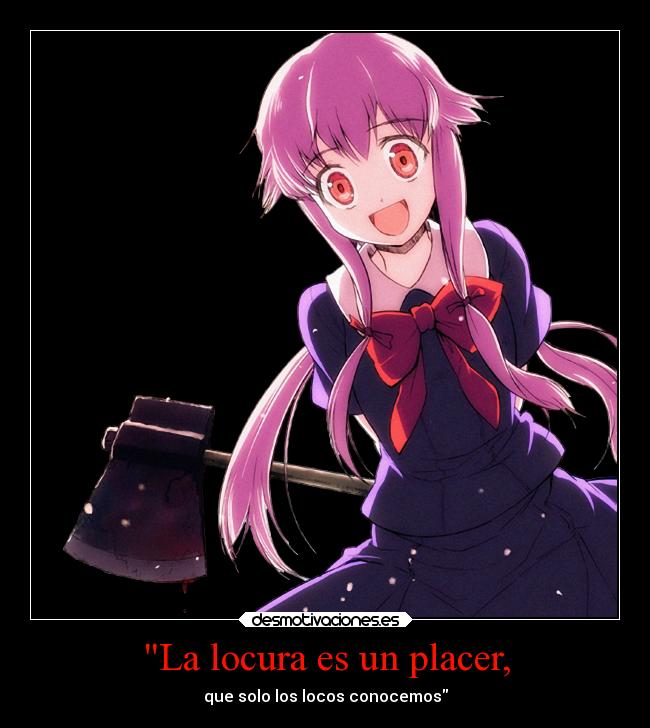 carteles locura imaginacion vida anime arte desmotivaciones