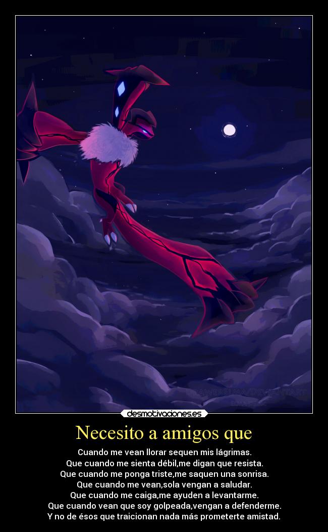 Necesito a amigos que - 