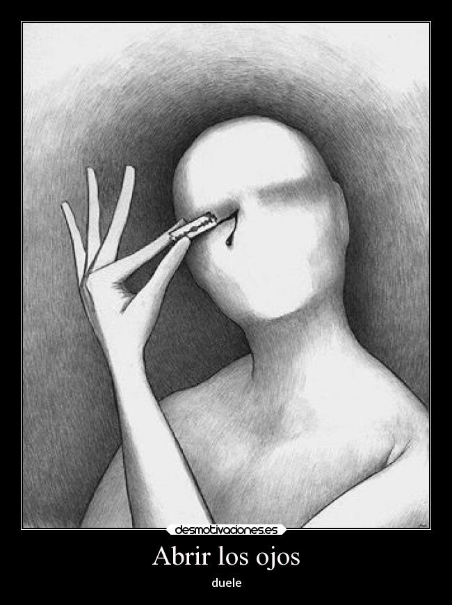 Abrir los ojos -