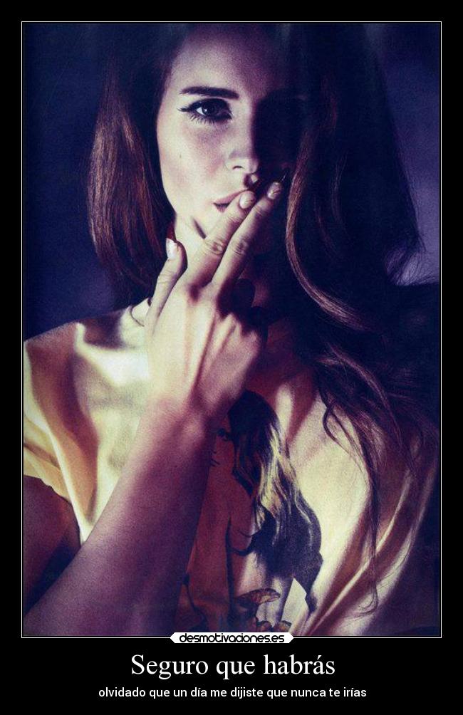 Seguro que habrás -