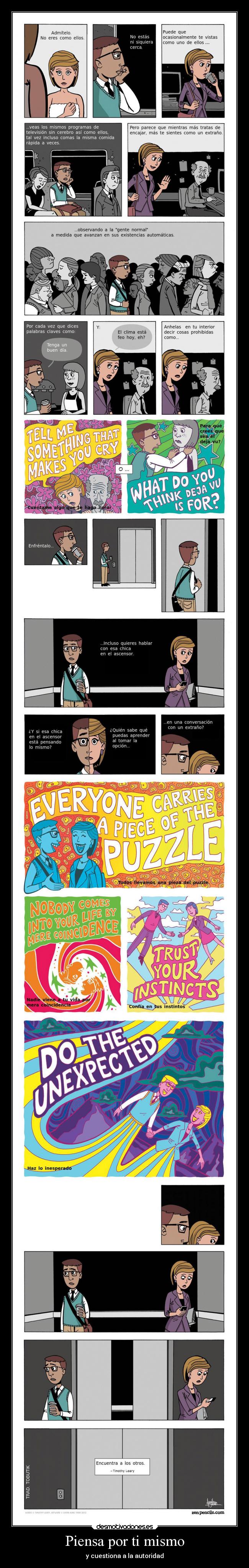 Piensa por ti mismo - y cuestiona a la autoridad