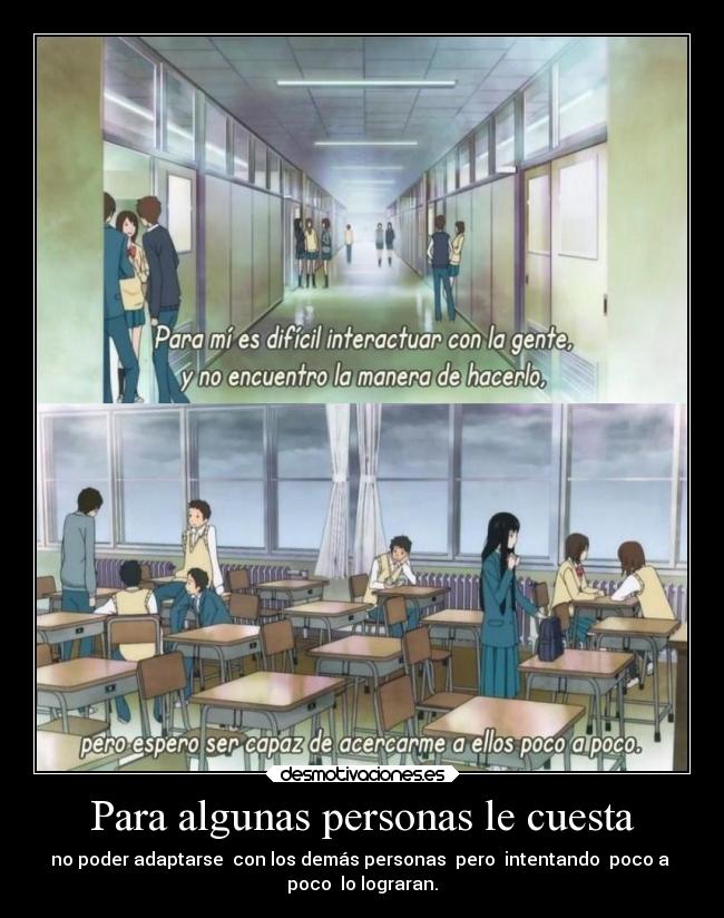 carteles anime desmotivaciones