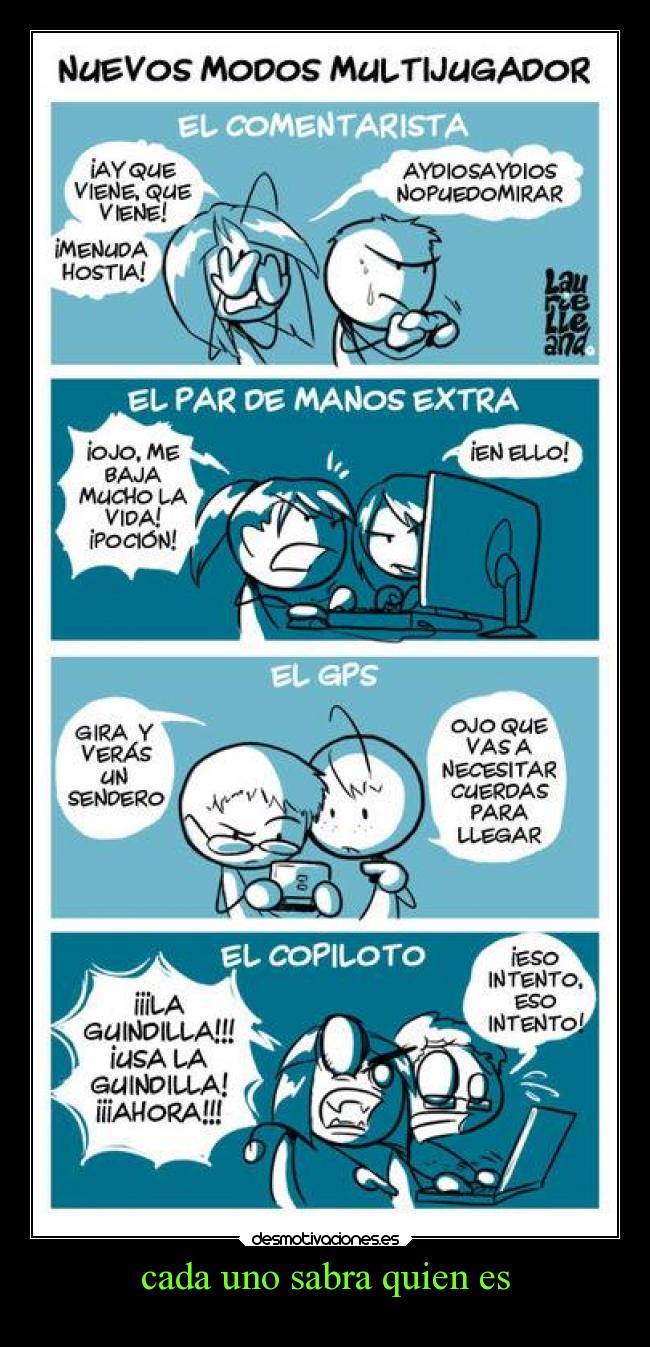 carteles juegos multijugadores desmotivaciones