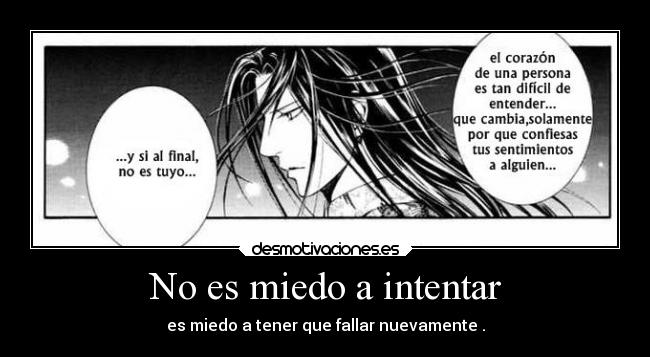 carteles miedo desmotivaciones anime desmotivaciones