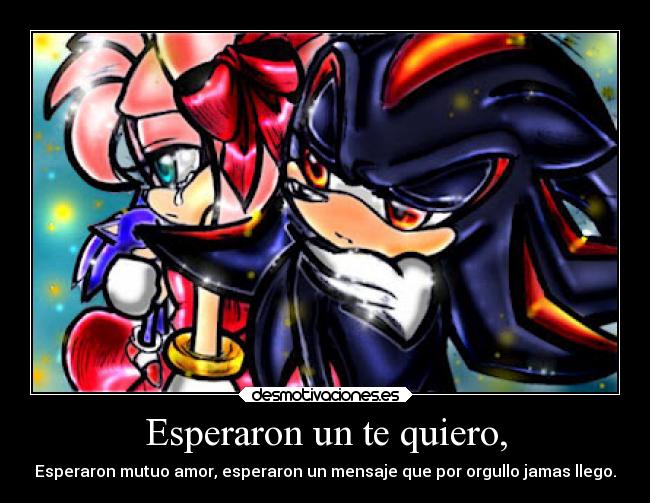 Esperaron un te quiero, - Esperaron mutuo amor, esperaron un mensaje que por orgullo jamas llego.