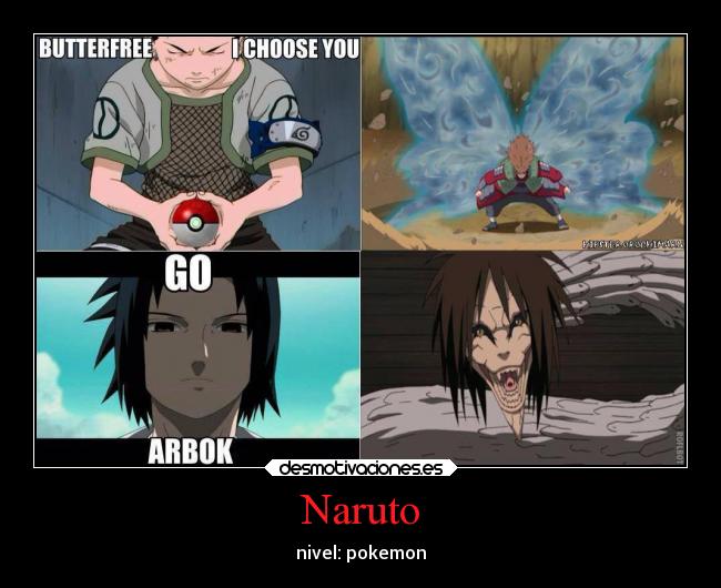 Naruto - nivel: pokemon