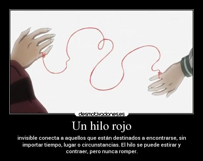Un hilo rojo -