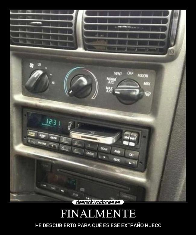 FINALMENTE - HE DESCUBIERTO PARA QUÉ ES ESE EXTRAÑO HUECO