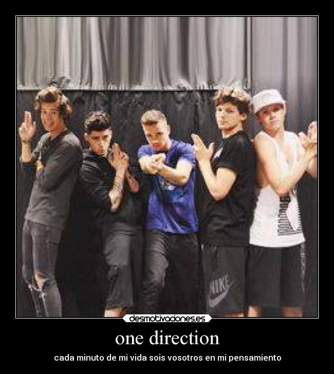 one direction - cada minuto de mi vida sois vosotros en mi pensamiento