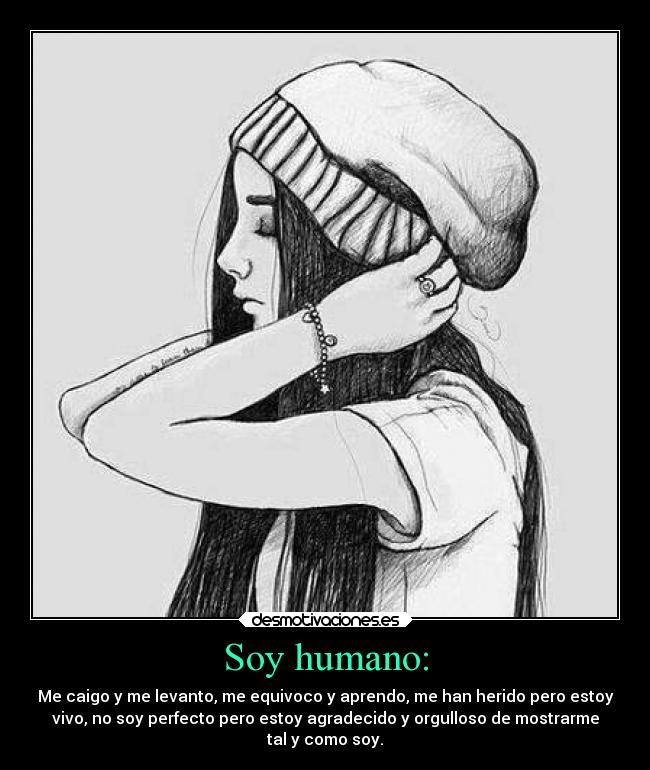 Soy humano: -