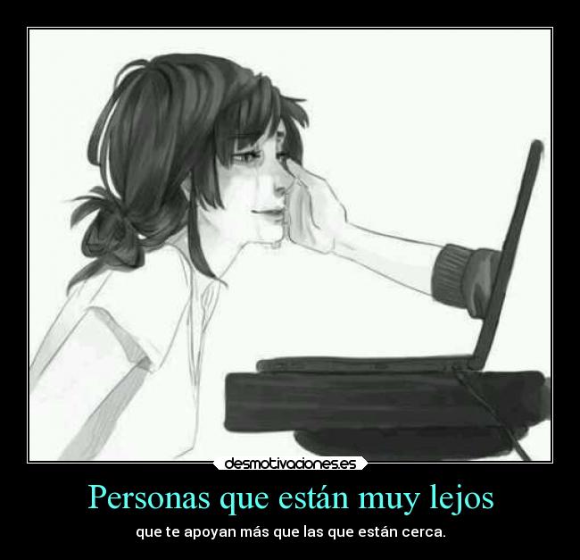 Personas que están muy lejos - 