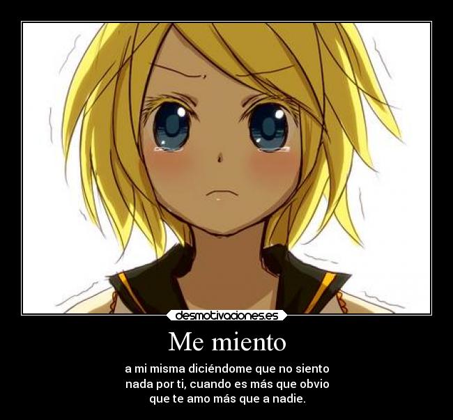 Me miento -