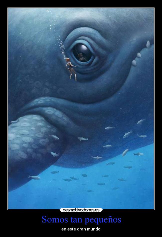 Somos tan pequeños -