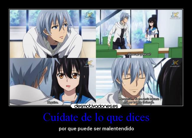 Cuídate de lo que dices - por que puede ser malentendido