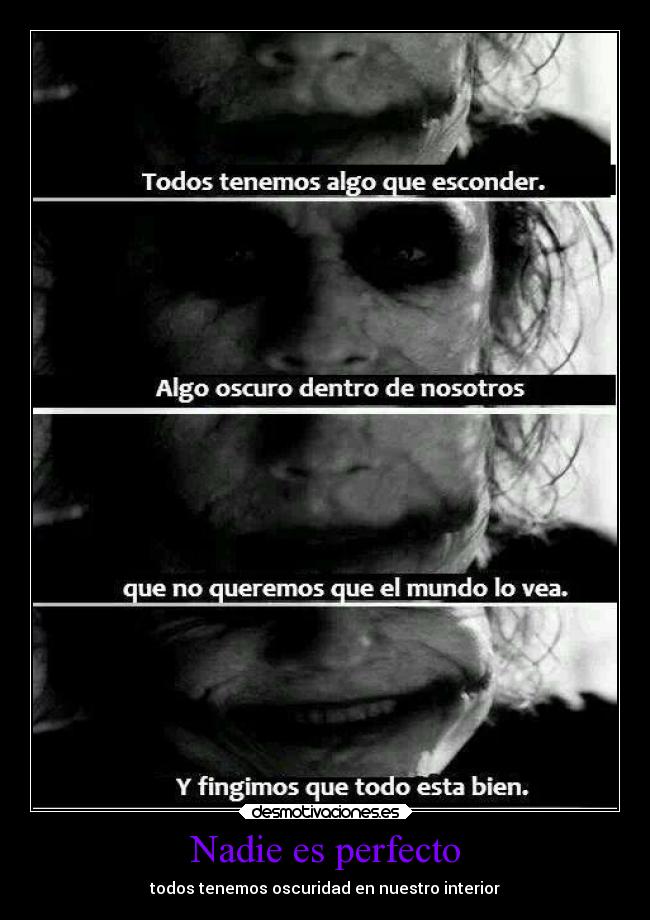 Nadie es perfecto -