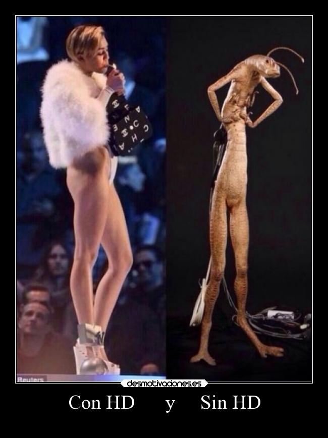 Con HD y Sin HD -