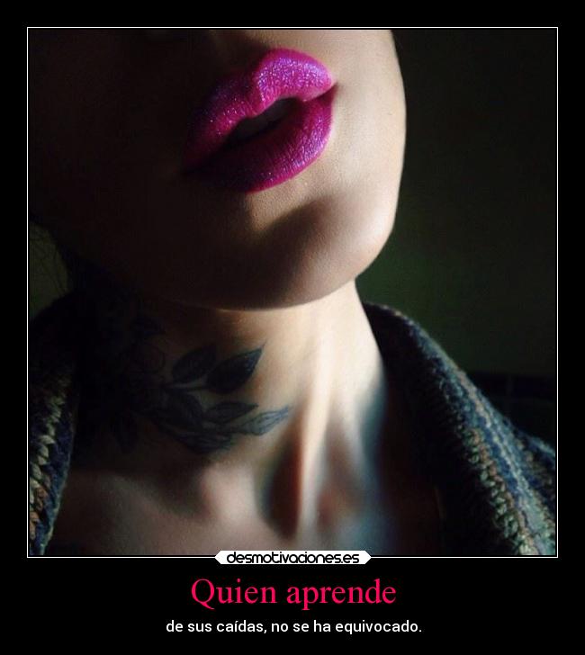 Quien aprende - 