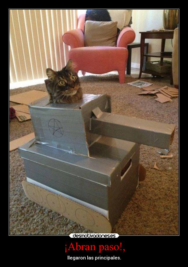 ¡Abran paso!, - llegaron las principales.