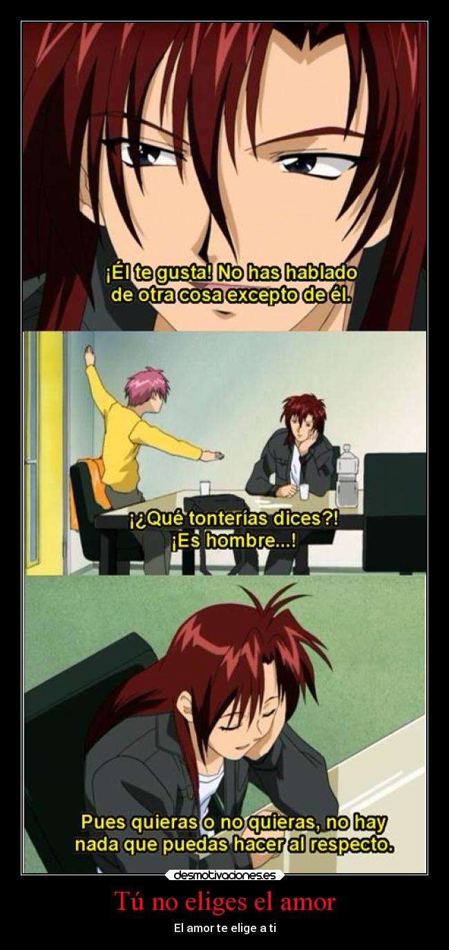 Tú no eliges el amor - El amor te elige a ti