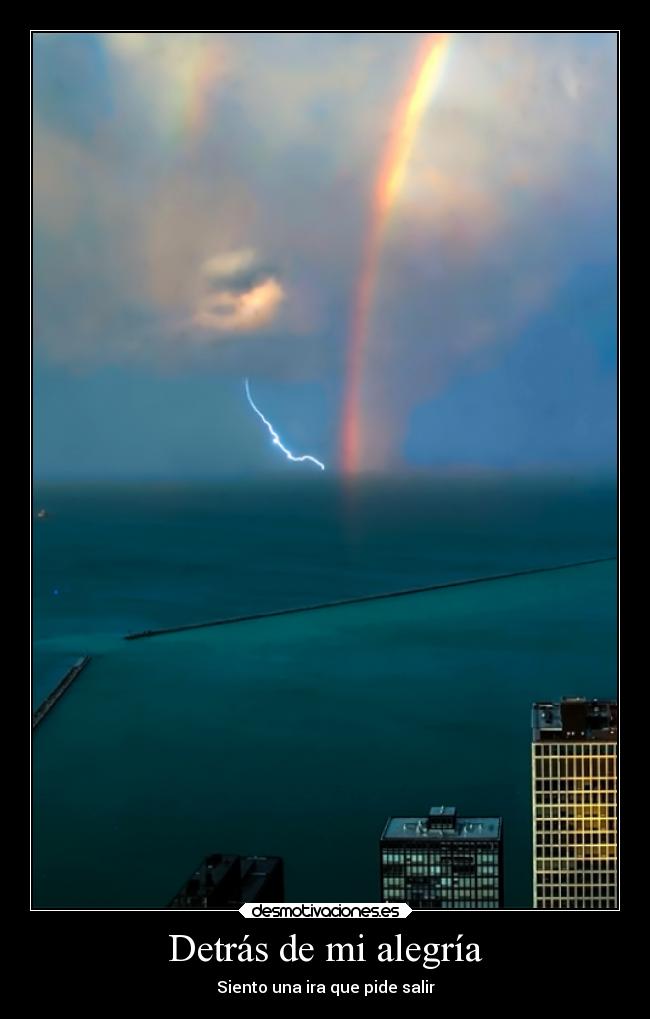 Detrás de mi alegría -