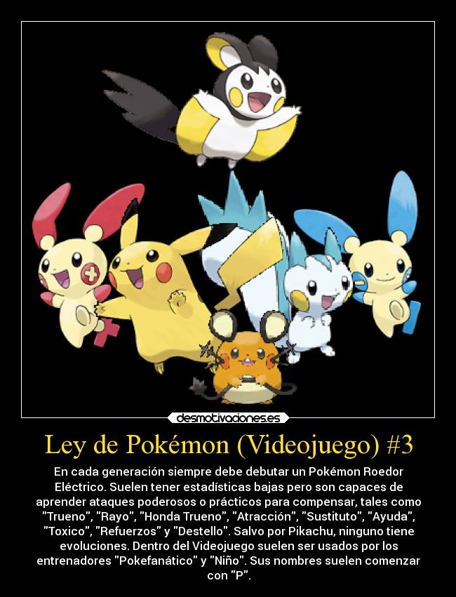carteles pokemon anime pokemon pokemon pikachu pichu emolga pulse minium pachirizu emolga desmotivaciones