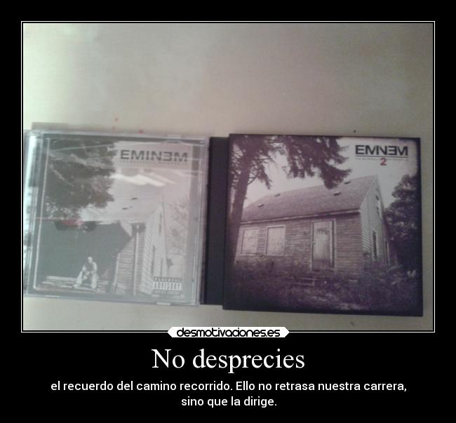 No desprecies - el recuerdo del camino recorrido. Ello no retrasa nuestra carrera,
sino que la dirige.