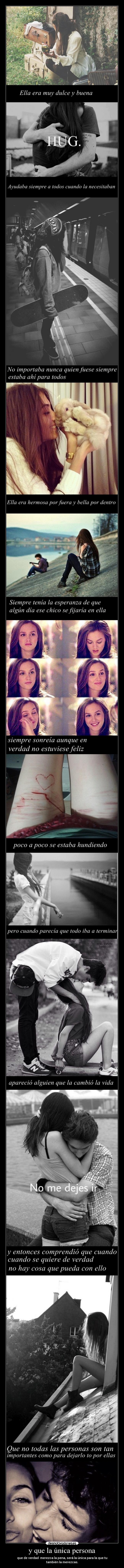 y que la única persona - 