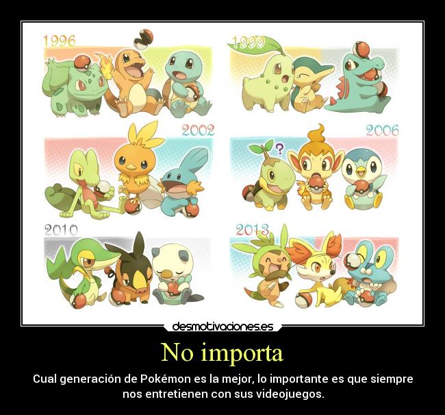 carteles pokemon anime otaku devilbrigade chespin froakie snivy torchic bulbasaur totodile tepig piplup desmotivaciones