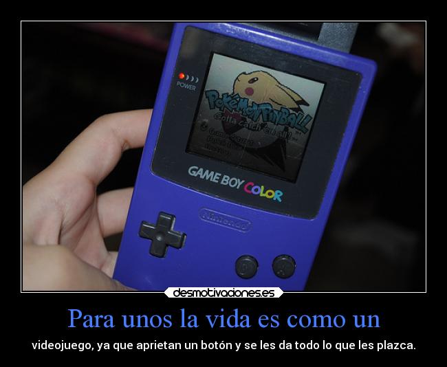 Para unos la vida es como un -