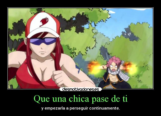 carteles fairy tail natsu erza clandominadores ejercitodemar desmotivaciones