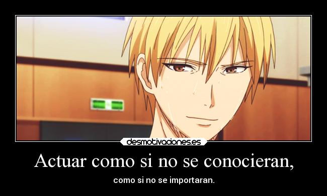 carteles nyanperona kise ryouta anime manga llorar conocieran importaran nyanperona tumblr desmotivaciones