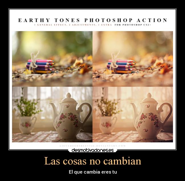 Las cosas no cambian -