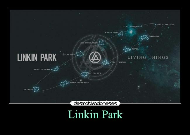carteles musica linkin park banda rock desmotivaciones