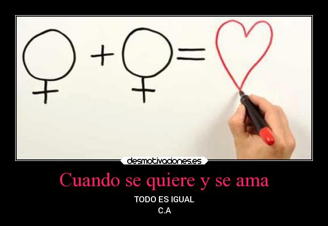 Cuando se quiere y se ama - TODO ES IGUAL
C.A