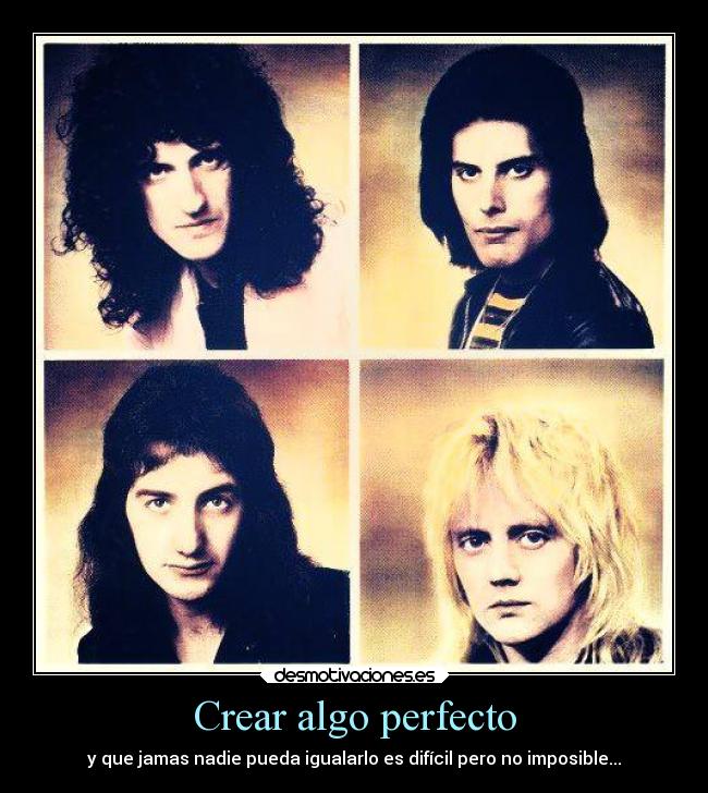 Crear algo perfecto -
