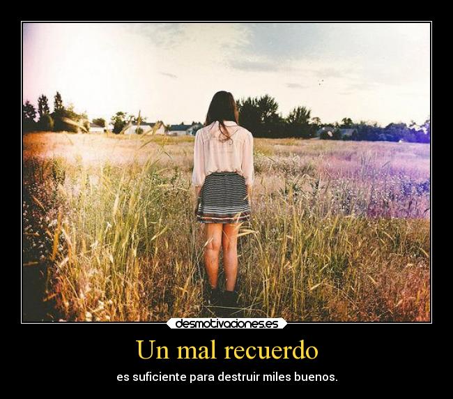 Un mal recuerdo - 