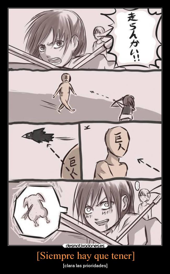 carteles sevenix subo esto por que sasha braus anime shingeki kyojin shinigamixlll desmotivaciones